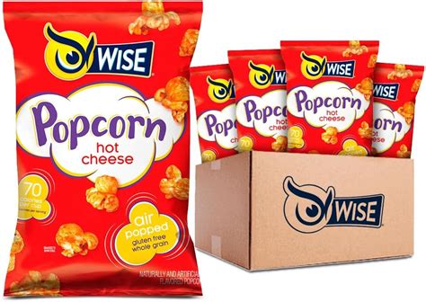Wise Foods Air Popped Butter Popcorn 6 Oz Bag 4 Bags