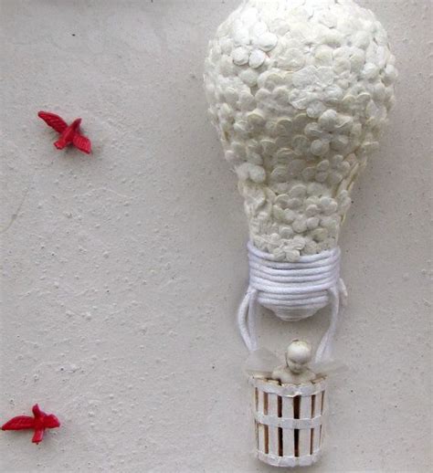 Antique Doll Hot Air Balloon Angel Assemblage