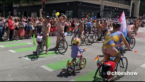 Merit Freeman On Twitter Gay Pride Nude Public Bike Ride In Seattle