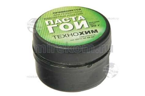 Паста гои для полировки лобового стекла автомобиля