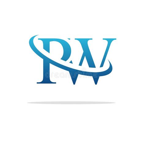 pw logo stock illustrations  pw logo stock illustrations