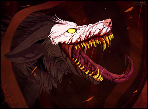 Pin On Zuza Anime Wolf Drawing Scary Wolf Shadow Wolf