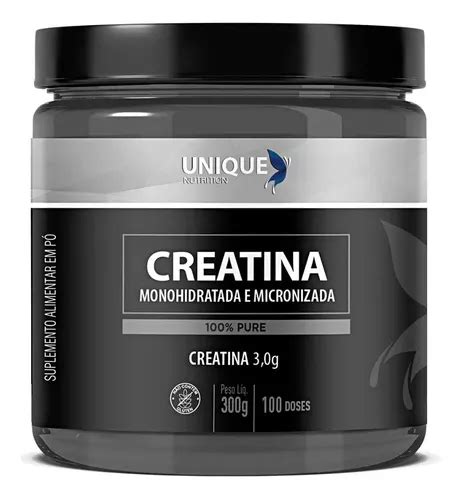 Creatina Monohidratada E Micronizada Unique Nutrition G