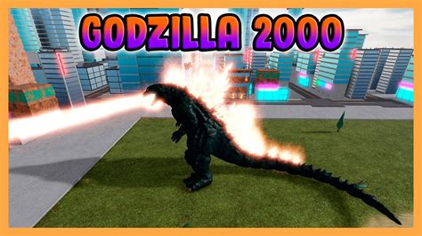 Roblox Kaiju Universe Godzilla 2000 Showcase Youtube