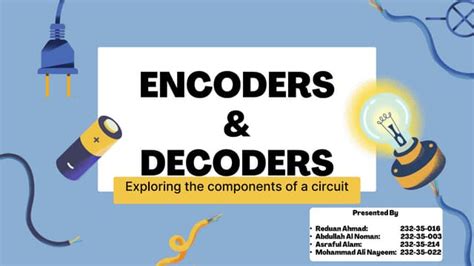 Encoders & Decoders presentation | Encoders & Decoders | | PPT