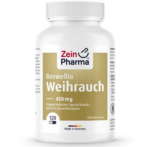 БОСВЕЛИЯ / BOSWELLIA ZeinPharma – 450mg x 120 капсули - BG Health