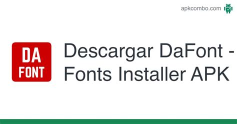 Dafont Fonts Installer Apk Android App Descarga Gratis