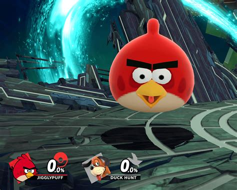 Red Bird Angry Birds Super Smash Bros Ultimate Mods