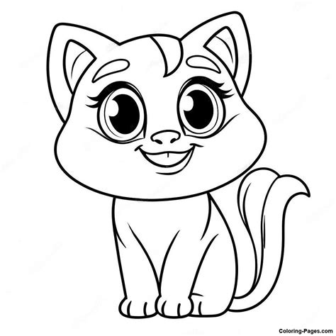 Stylish Talking Angela Coloring Page Coloring Pages