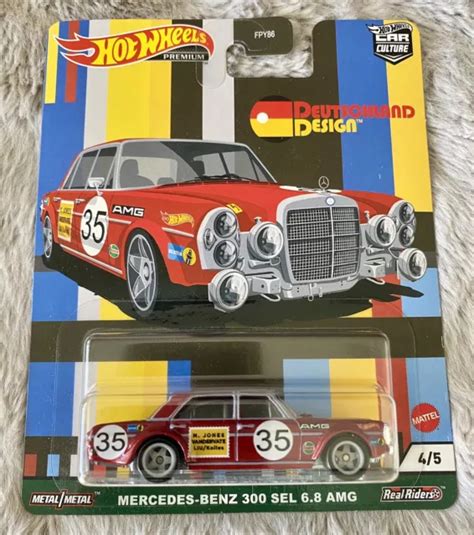 HOT WHEELS DEUTSCHLAND DESIGN Mercedes Benz SEL AMG CAR CULTURE HTF PicClick AU