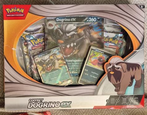 BOX COFFRET POKÉMON Coffret 4 Booster DOGRINO EX Neuf Scéllé EUR 0