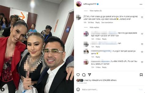 Selfie Bareng Cinta Laura Wajah Agnez Mo Dikira Oplas Hingga Mirip