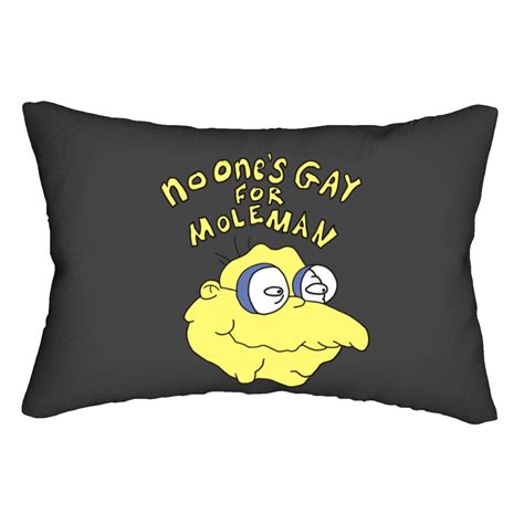 No Ones Gay For Moleman Lumbar Pillows Sold By HendriArt SKU 213267065 Printerval