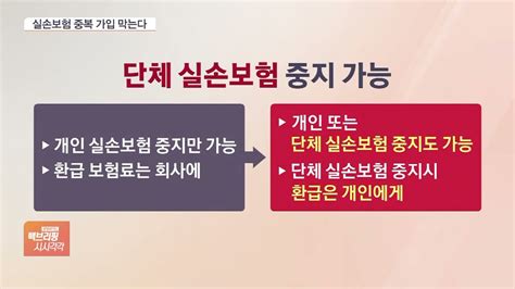 실손보험 중복 가입하지 마세요회사 단체보험 중지 쉬워진다 Youtube