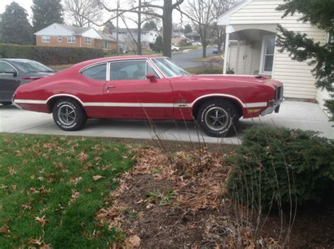 1972 Oldsmobile Cutlass 455 Rocket Engine Has Tick Tock Tach