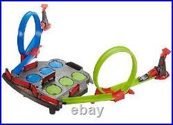 Car Track Set Track Builder Hot Wheels Set Loops Booster Launcher Kit Matchbox Car Racetrack