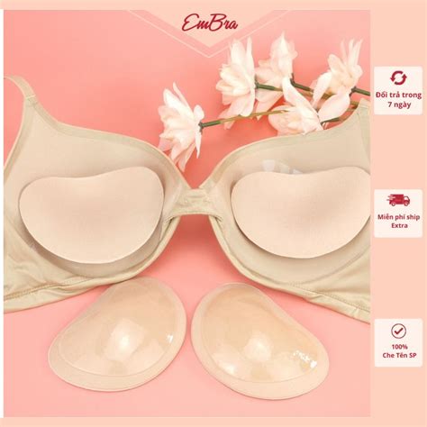 Miếng Dán Độn Ngực Dán Bên Trong Áo Lót Bikini Lớp Dán Siêu Chắc Sử Dụng Được Nhiều Lần Mã