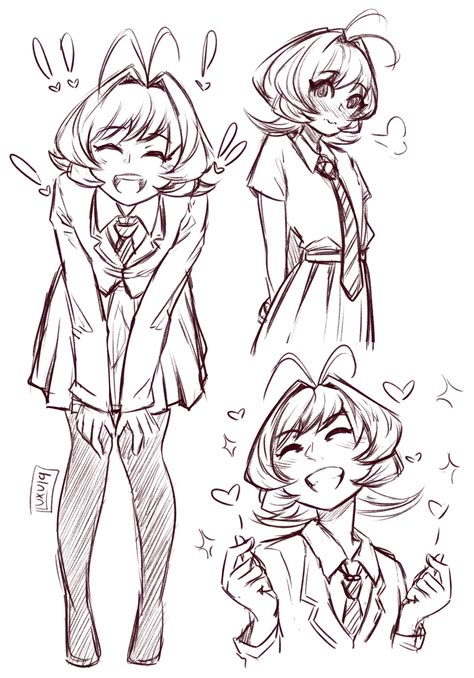 some najimi sketches : r/Komi_san