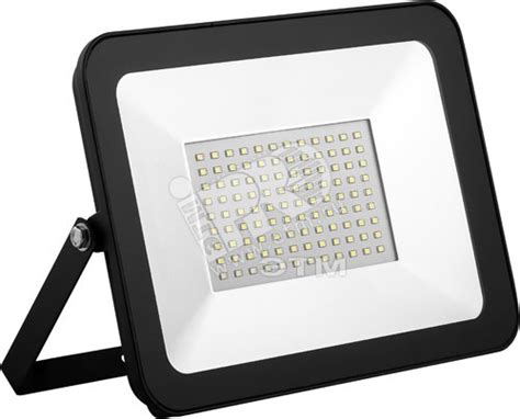 Прожектор светодиодный ДО-100w 6400К 9000Лм IP65 черный артикул SFL90 ...