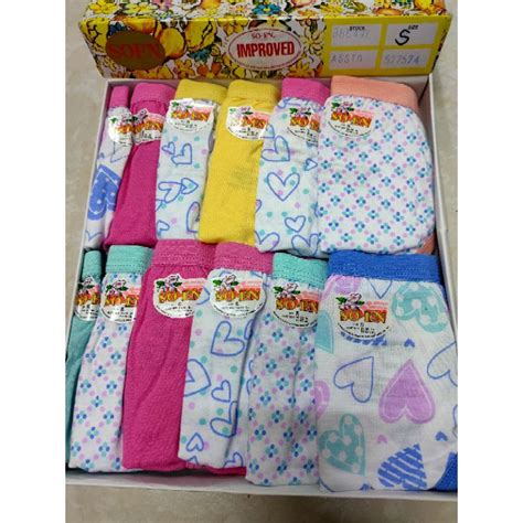 Original Cotton Soen Bikini Panty Brief Style Sizes S To Xxl Shopee Philippines