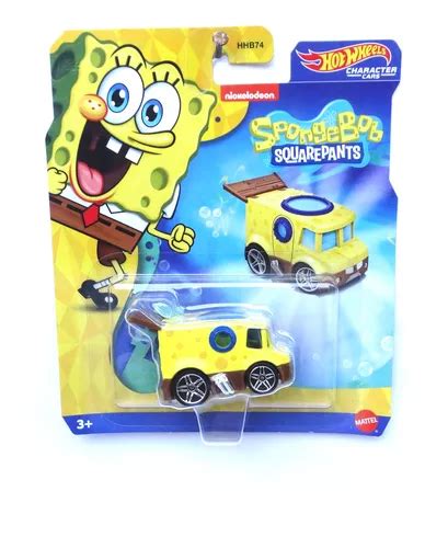 Hot Wheels Characters Car Bob Esponja Nickelodeon Lacrado Frete grátis