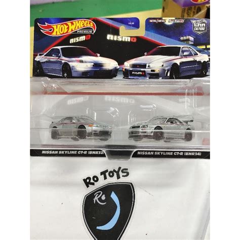 Hot Wheels Premium Twin Pack Nissan Skyline Gt R Bnr Bnr R R