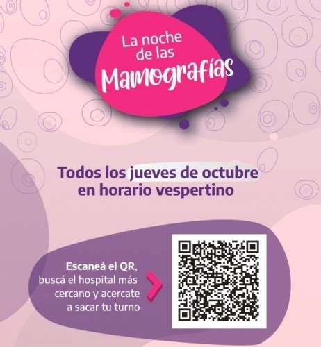 Hospitales bonaerenses realizarán La Noche de las Mamografías para