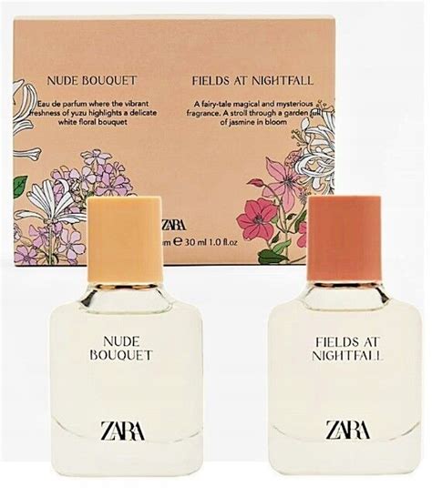 Zara Nude Bouquet Fields At Nightfall X Ml Set Perfume Women Fragrance