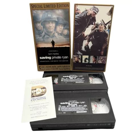 Saving Private Ryan Vhs 1999 2 Tape Set Tom Hanks Special Limited