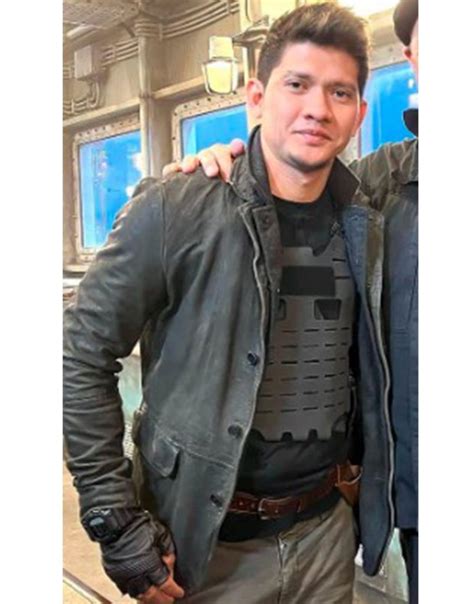 The Expendables 4 2023 Iko Uwais Black Leather Jacket Ujackets