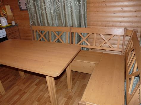 Скамейка угловая из дерева на заказ в интернет-магазине Ярмарка ...