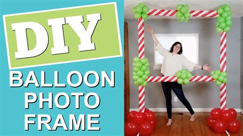 DIY Balloon Photo Frame YouTube