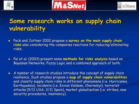 Ppt Supply Chain Vulnerability And Resilience A State Of The Art Overview Powerpoint