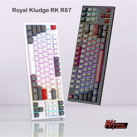 Promo Royal Kludge Rk R Rk Rgb Tkl Mechanical Keyboard Hot Swappable Diskon Di Seller