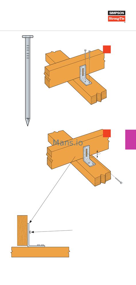 Simpson Strong Tie HL73 Installation Guide Online 67 112 653529