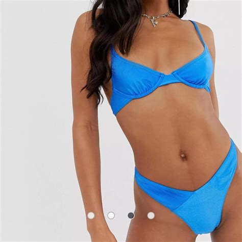 Twiin Surge Electric Blue Bikini Set Size S Depop