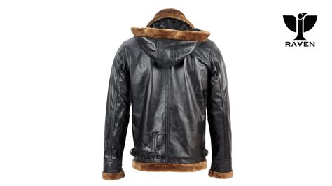 Rj 05 Classic Hoodie Style Biker Jacket Raven