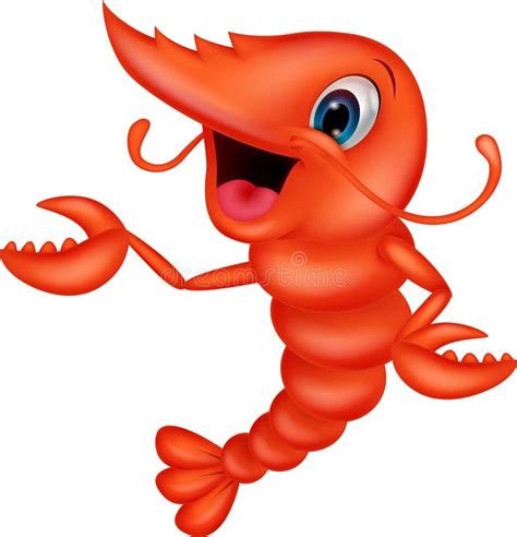 Cartoon Shrimp Clip Art