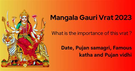 Mangala Gauri Vrat Katha Puja Vidhi Time And Significance