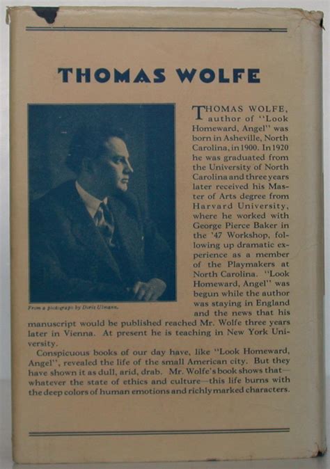 Look Homeward Angel Thomas Wolfe 1st Edition