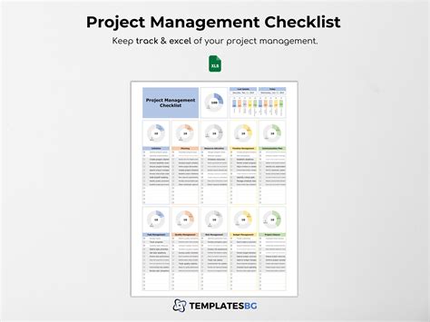 Project Management Checklist Template Excel Spredsheet Template ...