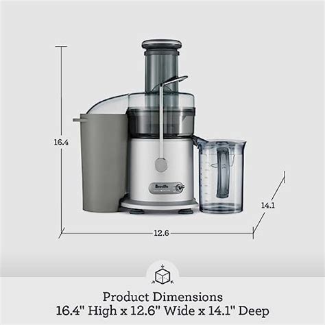 Breville Juice Fountain Plus Juicer Brushed Stainless Steel Je98xl