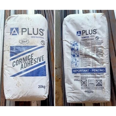 Jual Kompon Gipsum Aplus Per Sak 20 Kg Compound Gypsum Cornice Adhesive