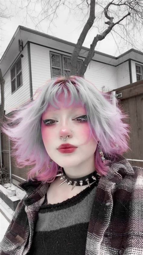 On Tiktok Grunge Hair Dyed Hair Alternative Hair