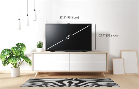 Length And Width Of 60 Inch Tv