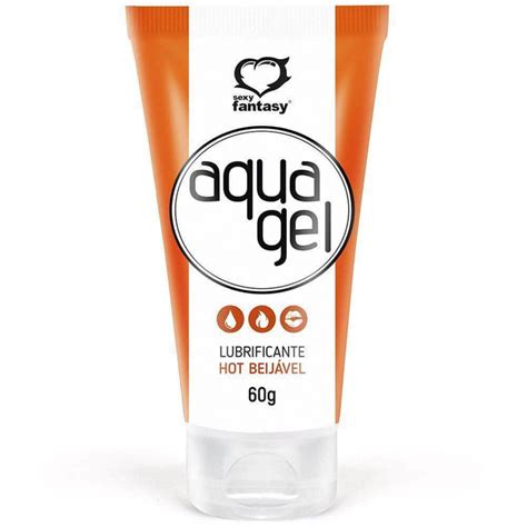 Aqua Gel Lubrificante Beijável Hot Sexy Fantasy