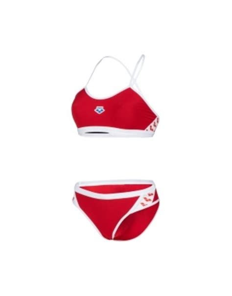 Arena Icons Bikini Cross Back Red Active Swimwear