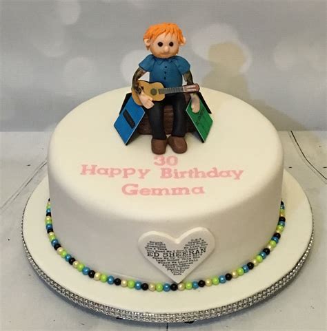 Ed Sheeran Birthday Cake 8th Birthday Birthday Cake Happy Birthday