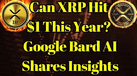 Crypto Hand Can XRP Hit 1 This Year Google Bard AI Shares Insights