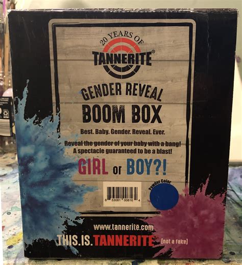 Gender Reveal Boom Box – Pink or Blue Retail – Tannerite™